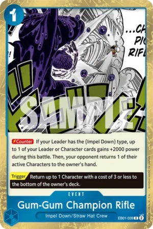 EB01-028 – Gum-Gum Champion Rifle | One Piece TCG
