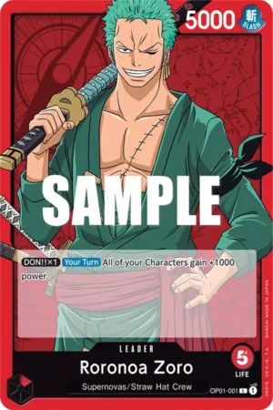OP01-001 – Roronoa Zoro | One Piece TCG