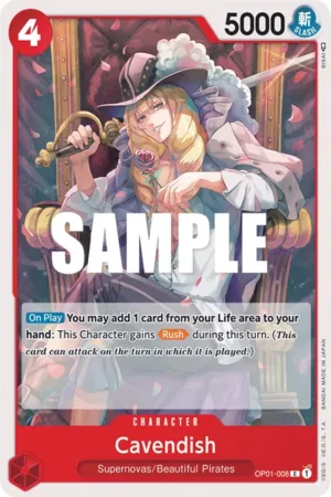 OP01-008 – Cavendish | One Piece TCG