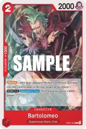 OP01-019 – Bartolomeo | One Piece TCG