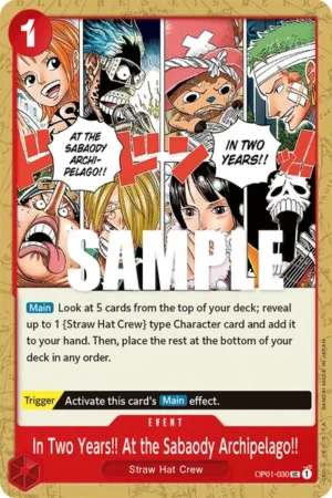OP01-030 – In Two Years!! At the Sabaody Archipelago!! | One Piece TCG