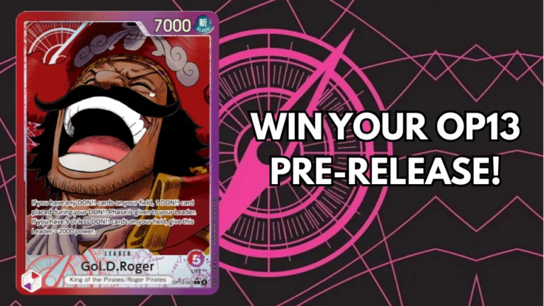 How can you win your OP13 pre-release | OP13 PR Guide
