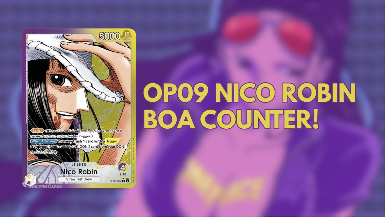 OP09 YELLOW PURPLE ROBIN - Rare Find Cards and Games